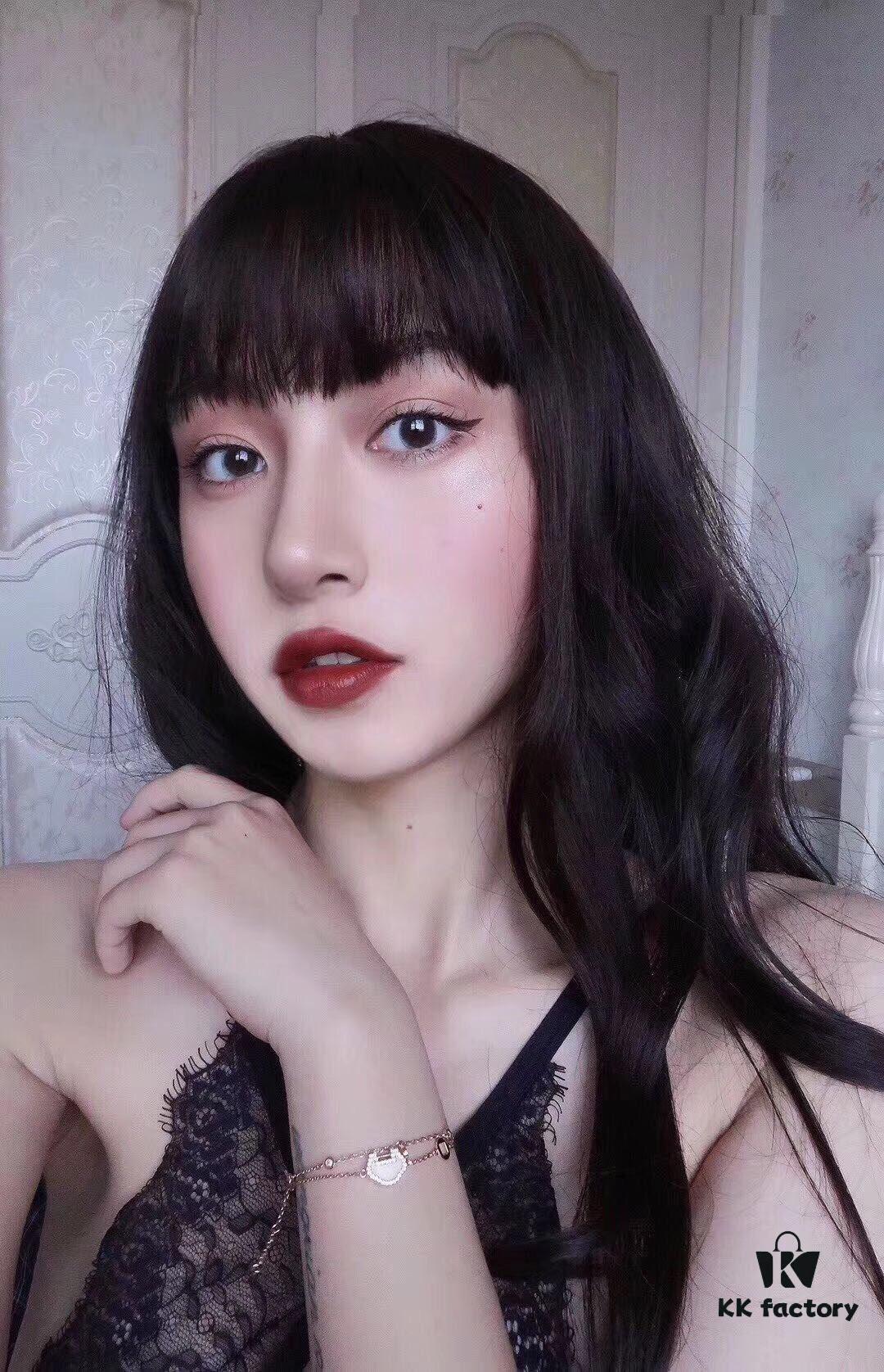 Qeelin Yu Yi Collection Ruyi Double Diamond Lock Necklace