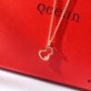 Qeelin WuLou Rose Gold Small Gourd 925 Sterling Silver 18K Gold Plated