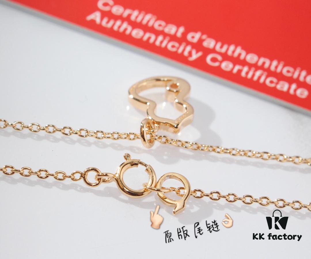 Qeelin WuLou Rose Gold Small Gourd 925 Sterling Silver 18K Gold Plated