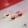 Mini Auspicious Peace Lock Red Agate Set