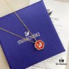 2 pcs Original Design SWAROVSKI 2021 New Year Flower of Fortune Necklace - Chinese New Year Red Limited Edition in Collaboration with The Palace Museum