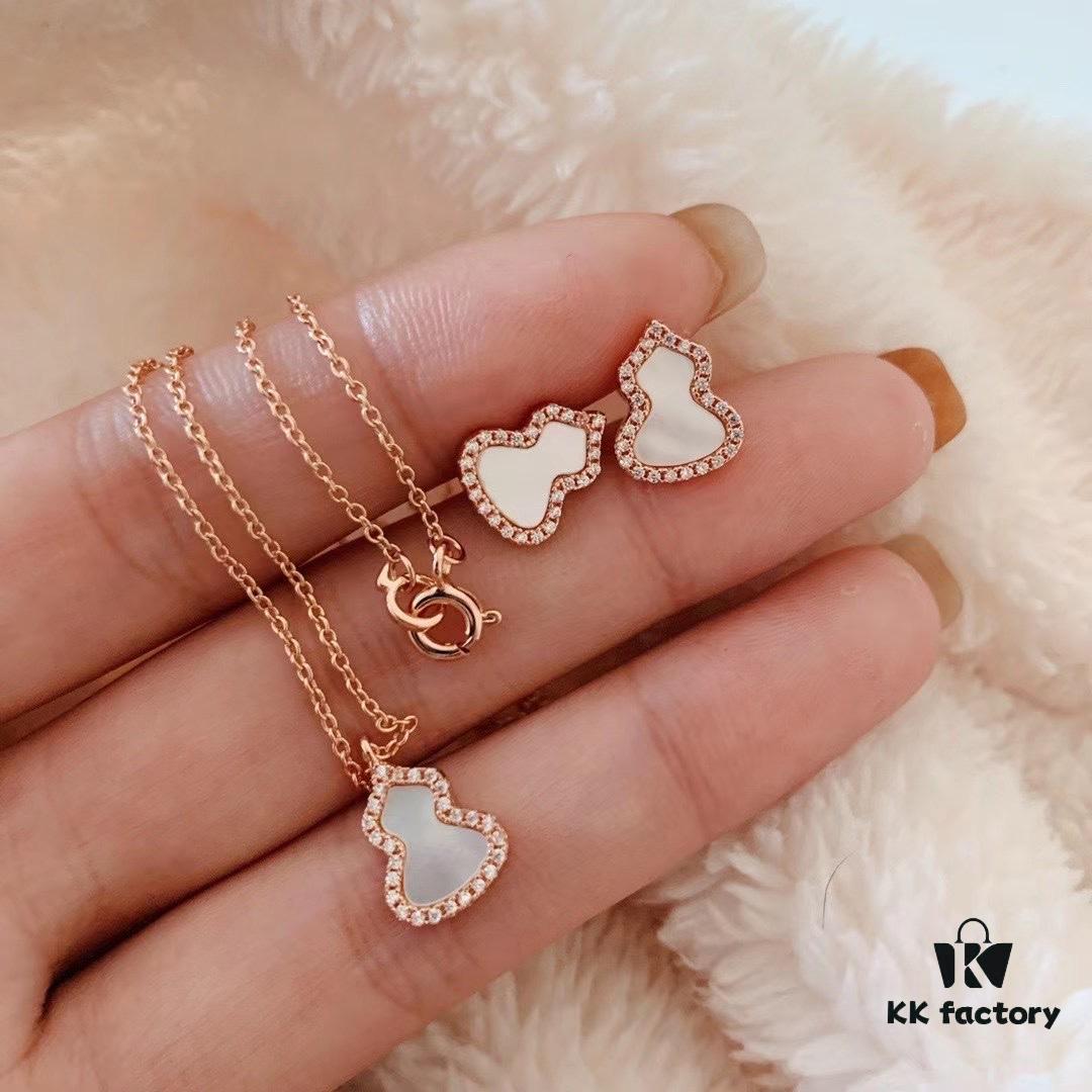 Kirin Gourd Set: Necklace + Stud Earrings = Free Shipping