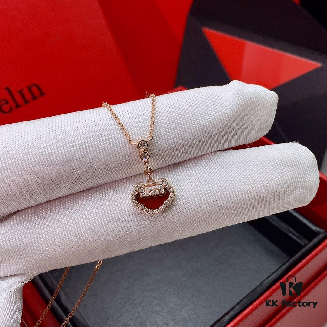 Kirin Auspicious Necklace, Stud Earrings, and Bracelet Set Complete