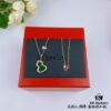 Kirin Gourd Necklace, Stylish and Versatile with Thick Gold Plating, Real Gold Look, Eight-Heart Eight-Arrow High-Carbon Diamond, Small and Exquisite