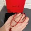 Exceptional! Mr. Bag × Q Limited Edition Collab Necklace with Pendant and Red String