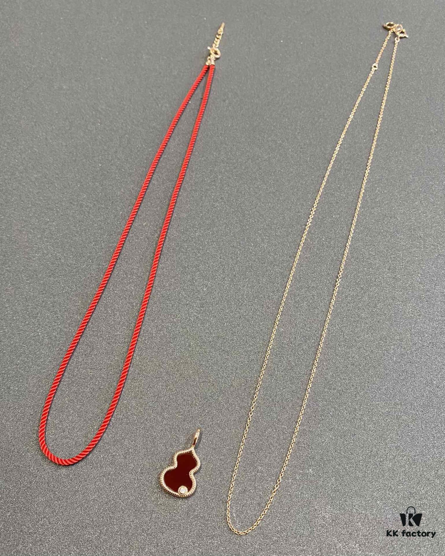 Exceptional! Mr. Bag × Q Limited Edition Collab Necklace with Pendant and Red String