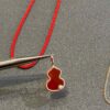Exceptional! Mr. Bag × Q Limited Edition Collab Necklace with Pendant and Red String