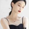 New Arrival V Gold Plated Mi Gold Large Qilin Ruyi Lock Necklace, Fashion Meets Tradition, Unique and Eye-Catching Design