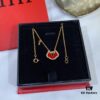 New Arrival V Gold Plated Mi Gold Large Qilin Ruyi Lock Necklace, Fashion Meets Tradition, Unique and Eye-Catching Design