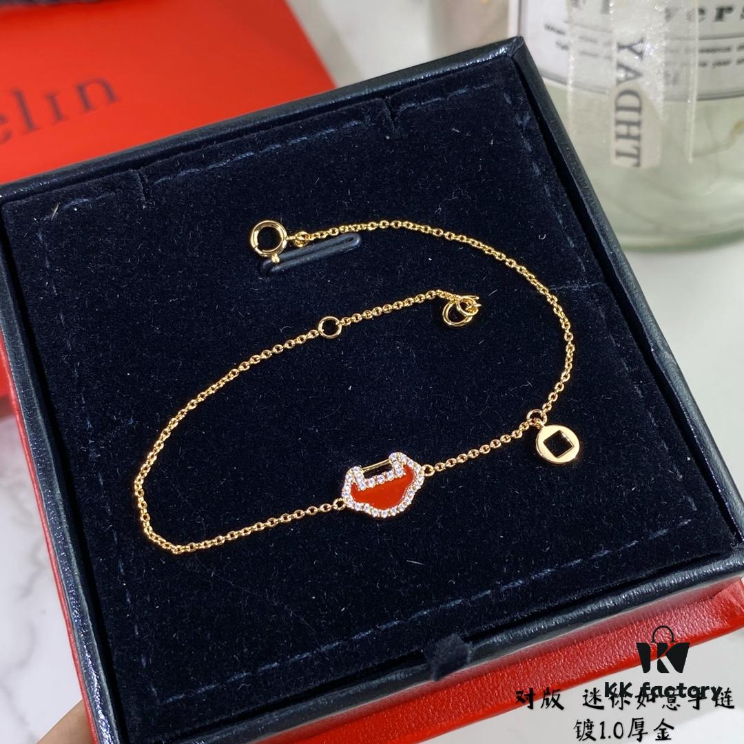 V-Gold Plated Mini Qilin Ruyi Bracelet ✨ A Unique Blend of Fashion and Tradition, Eye-Catching and Exquisitely Crafted