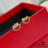 V Gold Plated Mimi Gold ✨ Mini Kirin Ruyi Stud Earrings ✨ A Unique Blend of Fashion and Tradition, Handcrafted with Micro-Paved High-Carbon Brilliant Cut Diamonds, Durable Thick Gold Plating for Excellent Color Retention
