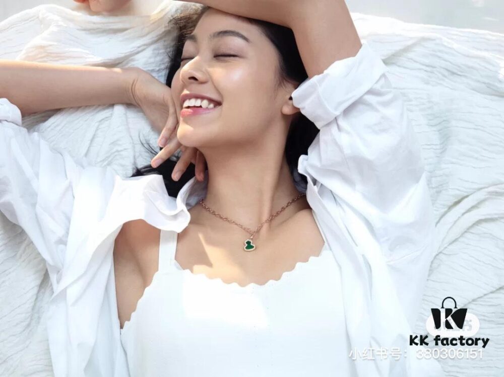 Qeeli* Kirin Medium Gourd Full Diamond Necklace ✨