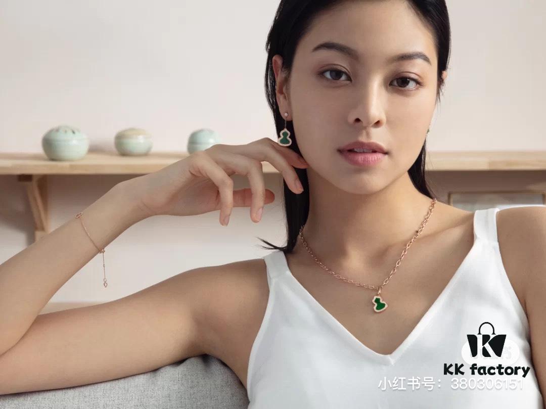 Qeeli* Kirin Medium Gourd Full Diamond Necklace ✨