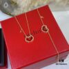 New Arrival V Gold Plated Mi Gold Large Qilin Ruyi Lock Necklace, Fashion Meets Tradition, Unique and Eye-Catching Design