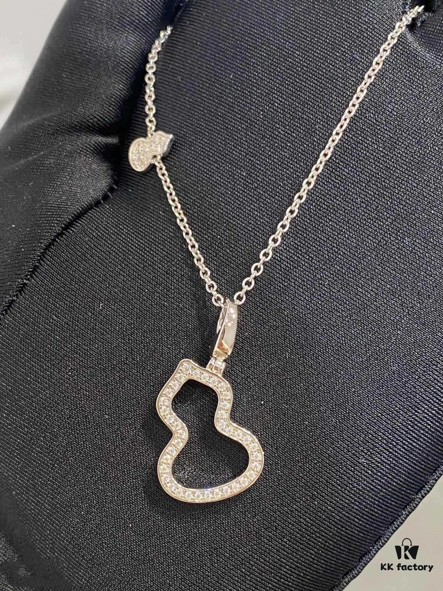 Kirin New Hollowed Gourd Necklace, Medium Size, Wulu Series Symbolizing Good Fortune and Positive Energy