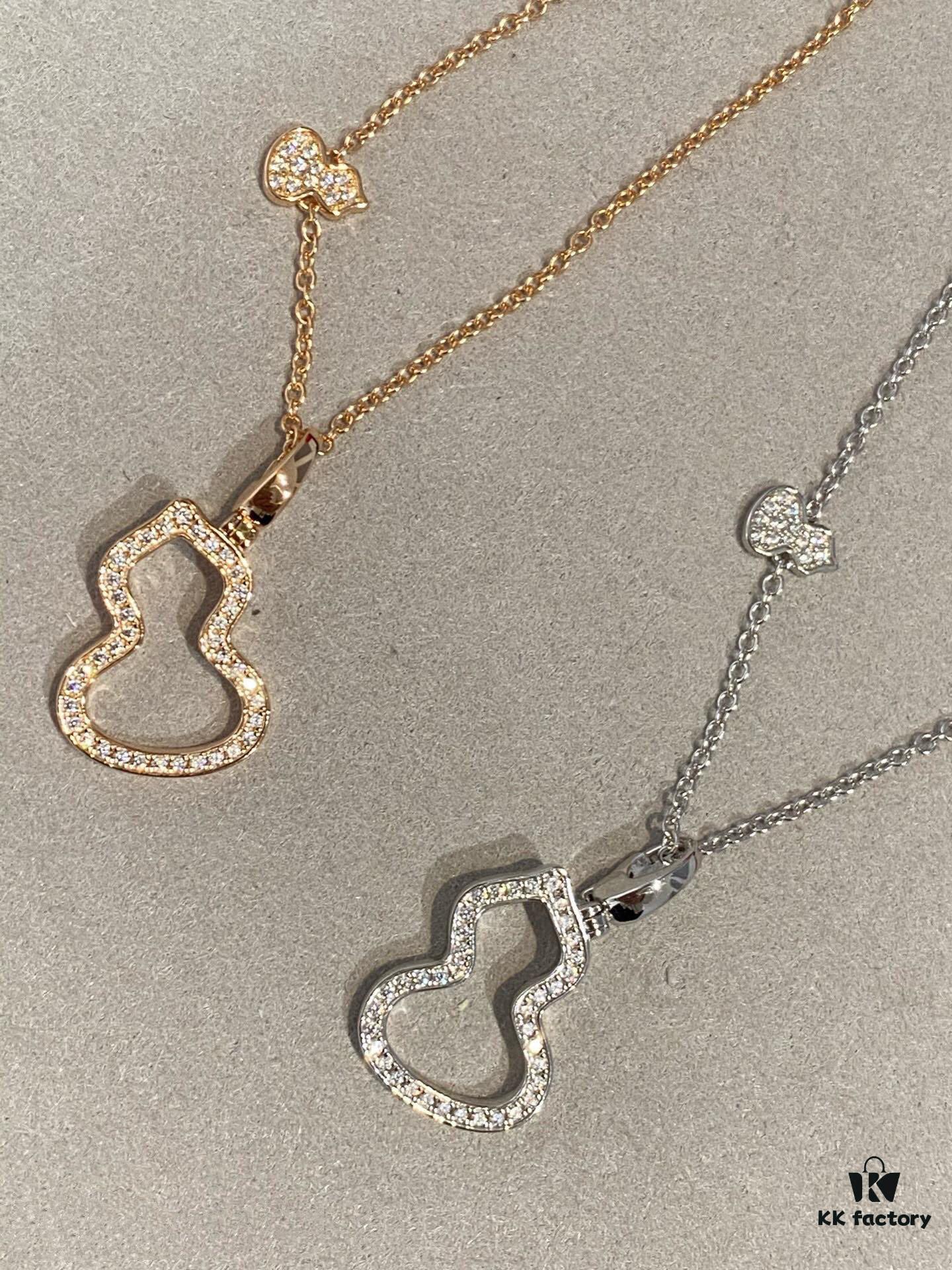 Kirin New Hollowed Gourd Necklace, Medium Size, Wulu Series Symbolizing Good Fortune and Positive Energy