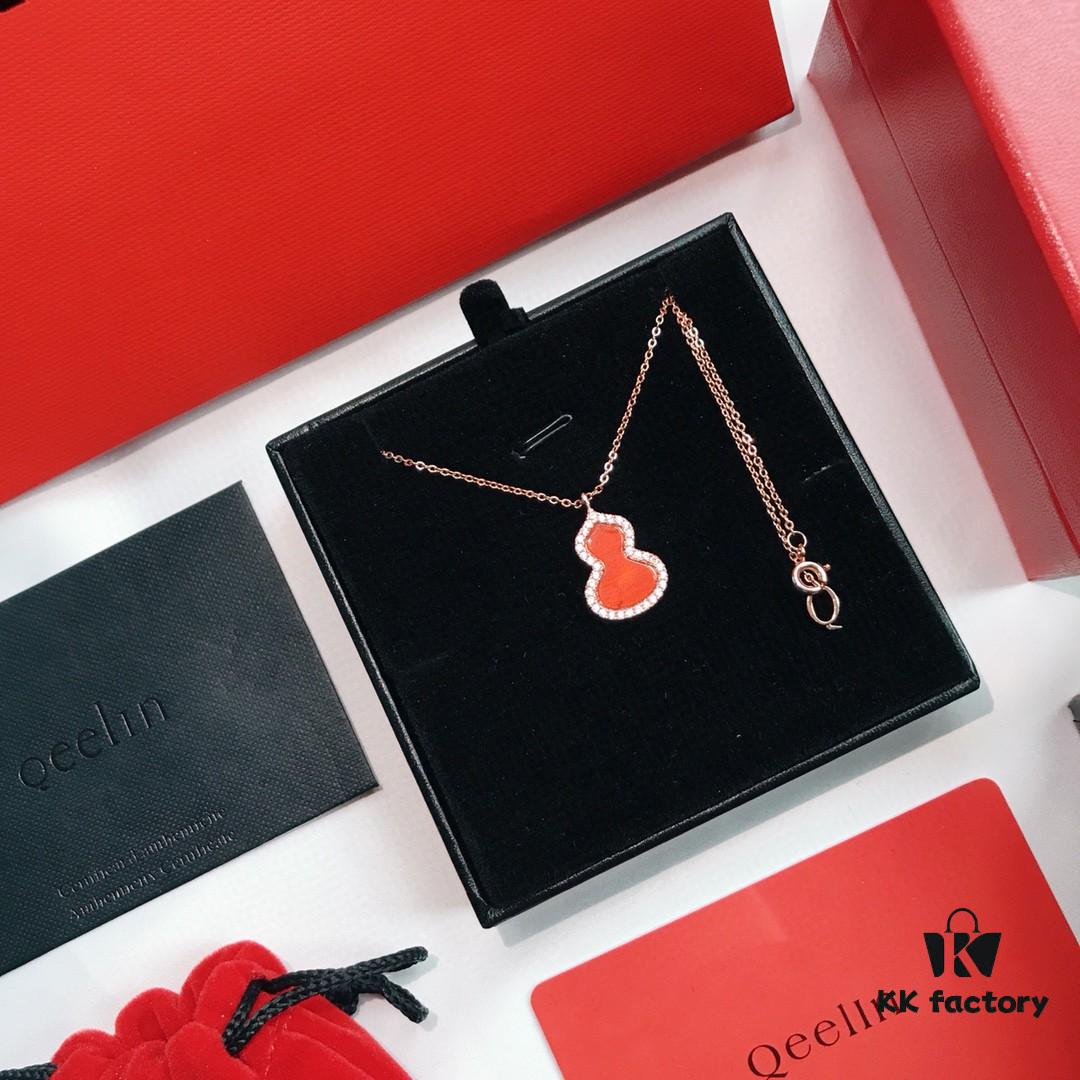 Kirin Gourd Set: Necklace, Bracelet, and Stud Earrings Available