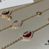 Qeelin Yu Yi Collection Ruyi Lock Double Diamond Necklace
