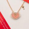 Kirin Qixi Little Pink Lock Necklace