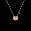 Kirin Qixi Little Pink Lock Necklace