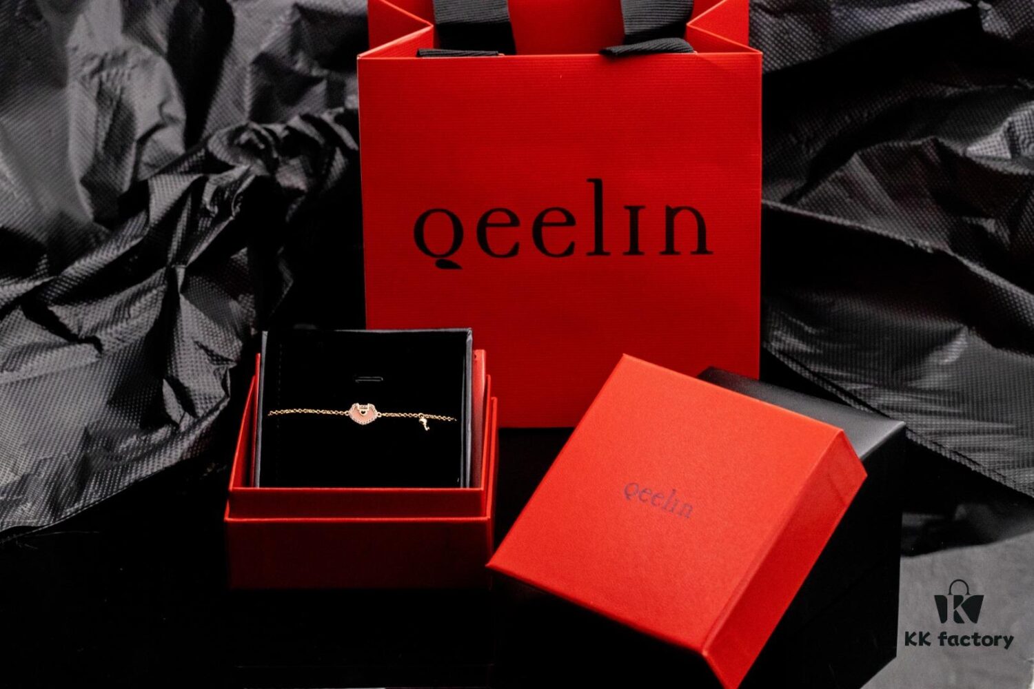 Kirin Qixi Little Pink Lock Bracelet