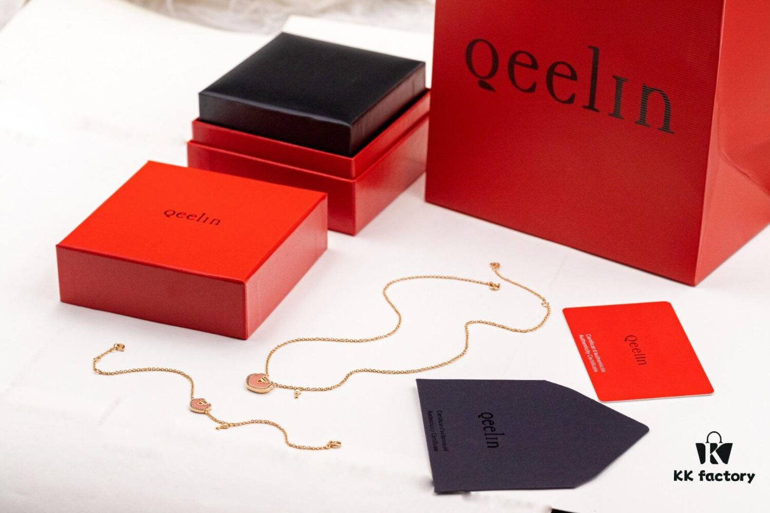 Kirin Qixi Little Pink Lock Bracelet