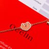 Kirin Qixi Little Pink Lock Bracelet