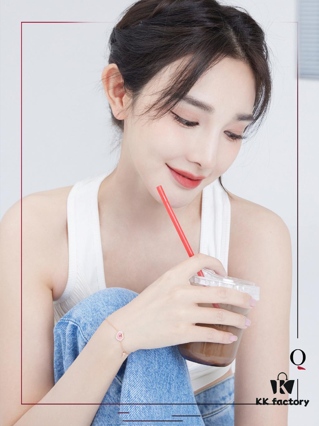 Kirin Qixi Little Pink Lock Bracelet