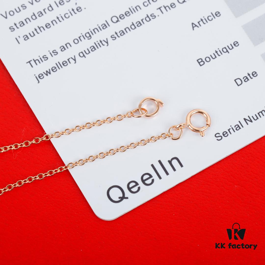 Qeeli@ Kirin Gourd Jewelry - Chinese Cultural Element Meets Modern Design, Red Agate in Wulu Shape with 925 Sterling Silver