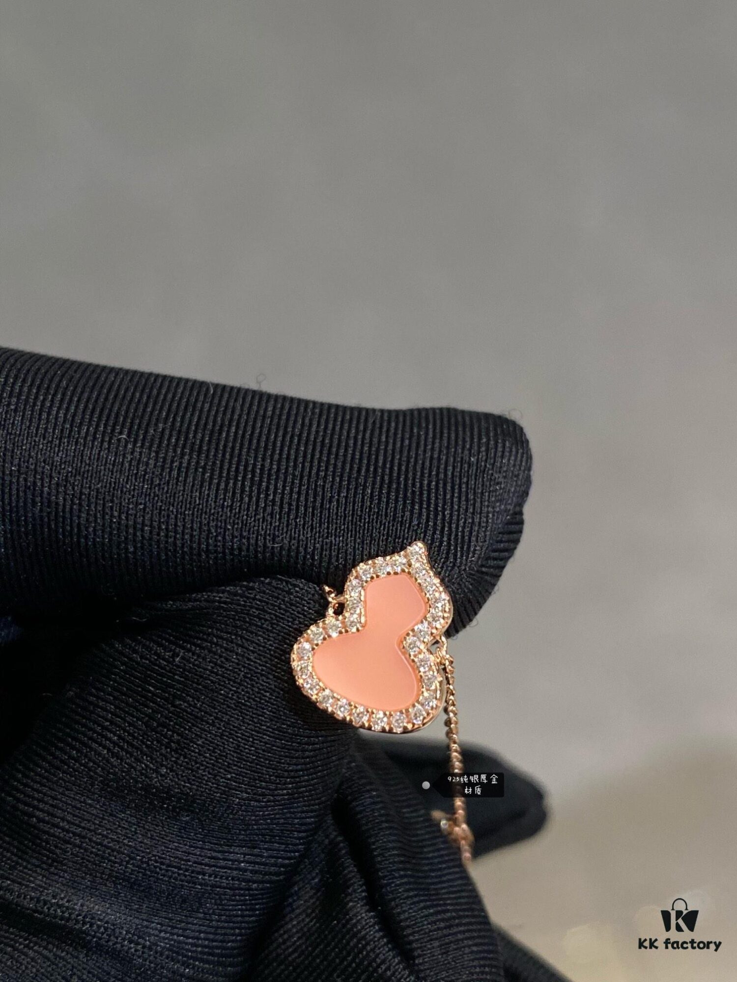 New Arrival, Qeeli Kirin Wulu Series Limited Edition Pink Pearl Gourd Necklace and Bracelet