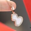 Qeelin Wulu Series Rose Gold and White Shell Gourd Necklace