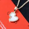 Qeelin Wulu Series Rose Gold and White Shell Gourd Necklace