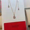 Brand New Wulu Legend Series Gourd Necklace, Rose Gold with Rubies, 40cm Elegant Layering Pendant for Delicate Sophistication