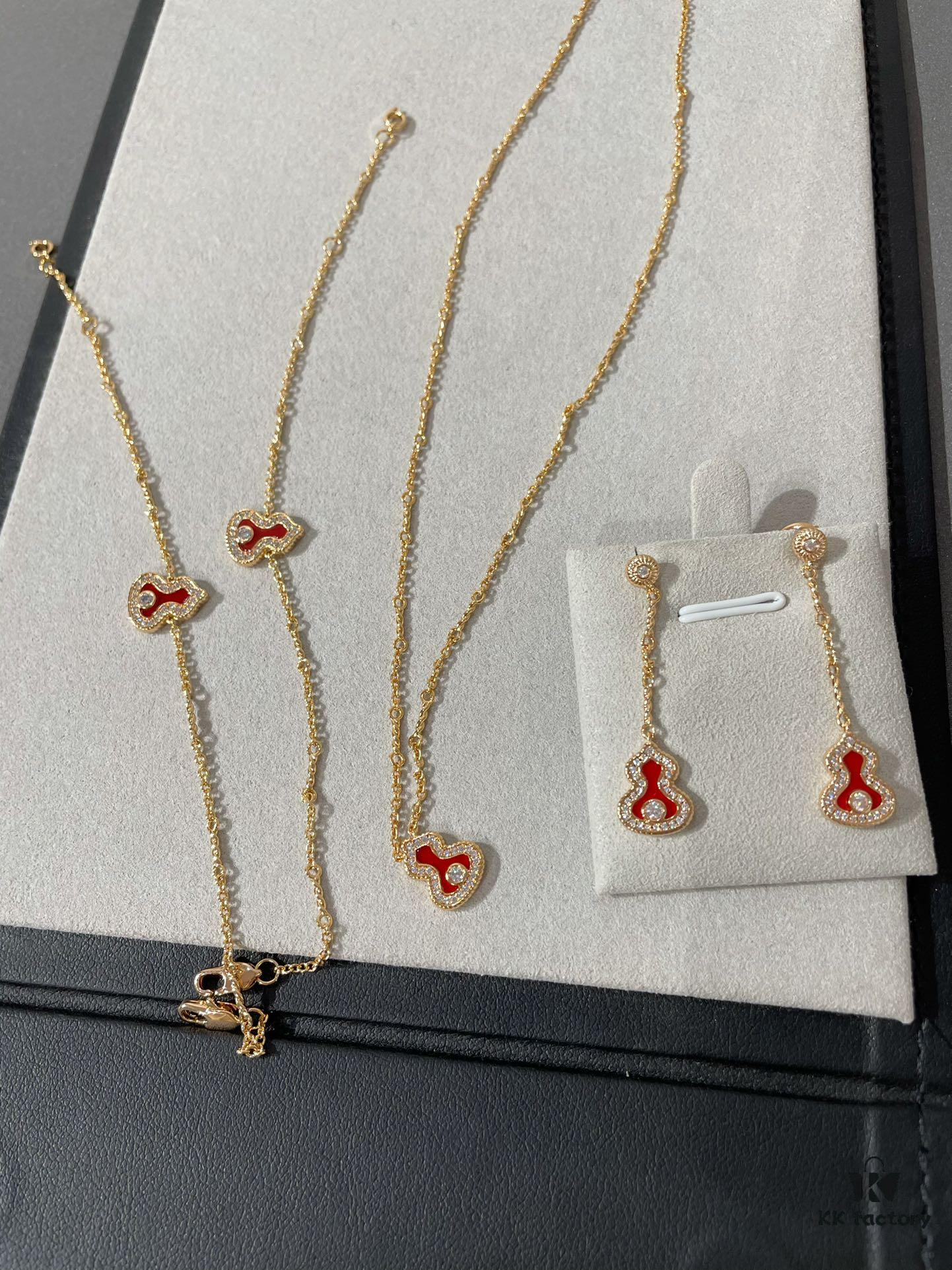 Lucky Red New Year • Qilin Wulu Mini Gourd Pendant (In Stock, Logo Complete)