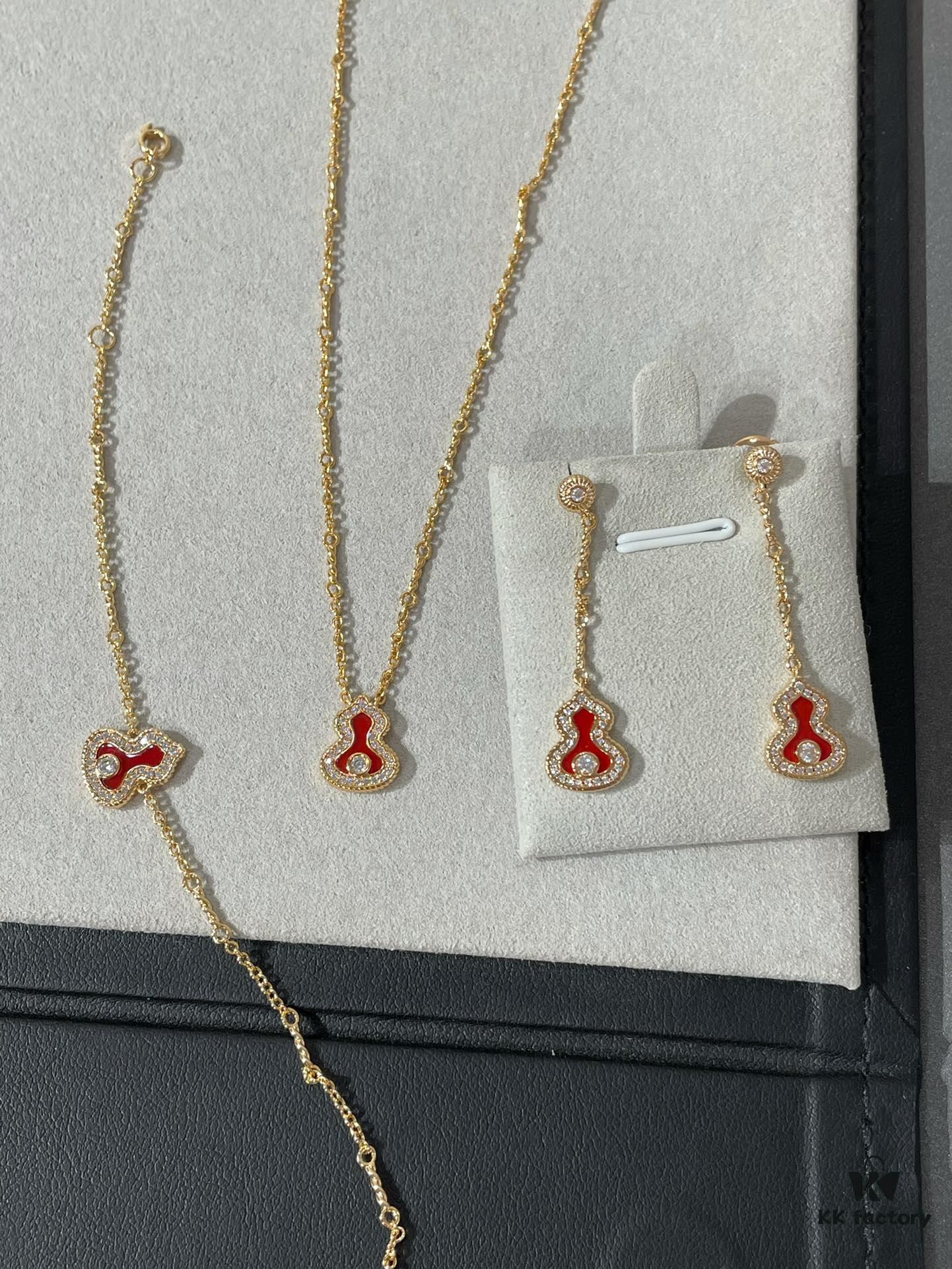 Lucky Red New Year • Qilin Wulu Mini Gourd Pendant (In Stock, Logo Complete)