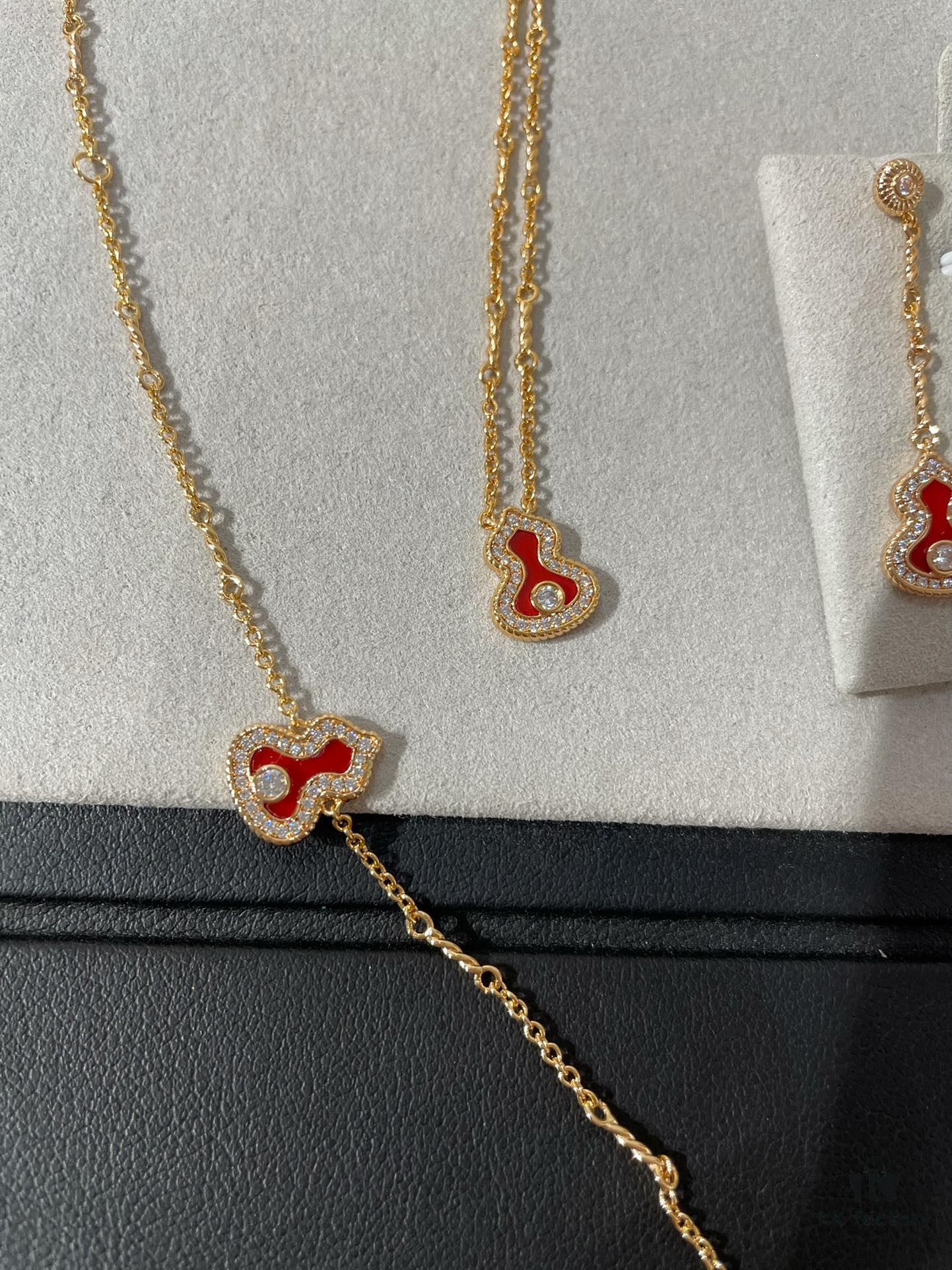 Lucky Red New Year • Qilin Wulu Mini Gourd Pendant (In Stock, Logo Complete)