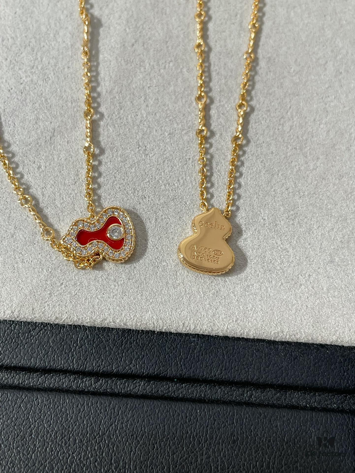 Lucky Red New Year • Qilin Wulu Mini Gourd Pendant (In Stock, Logo Complete)