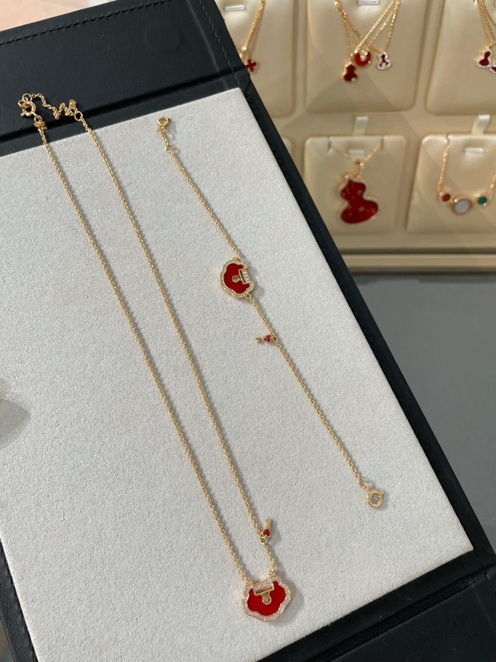 New Year Red - Qilin Liu Shishi Same Style Key Ruyi Series, Super Beautiful with Auspicious Meaning