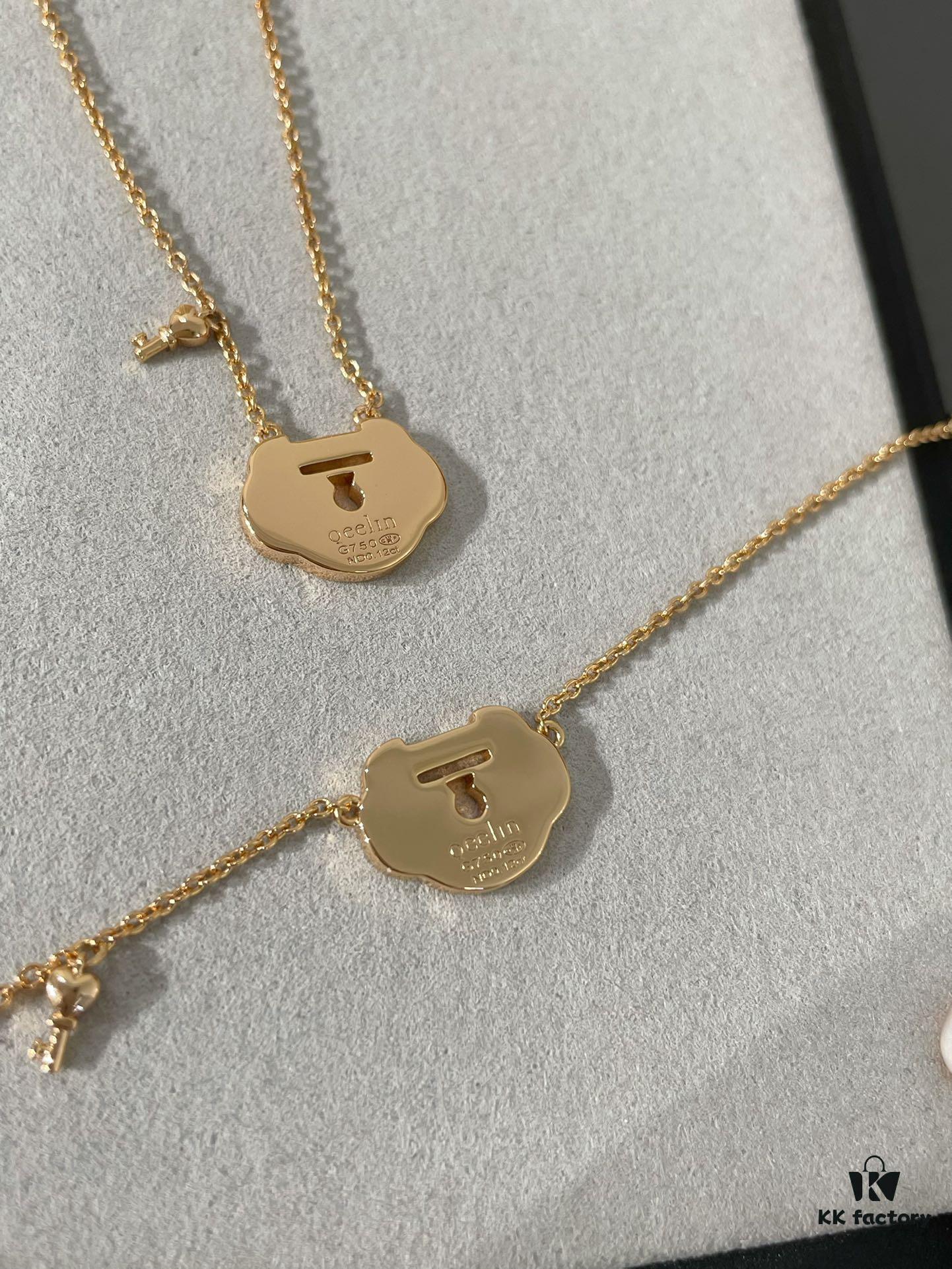 New Year Red - Qilin Liu Shishi Same Style Key Ruyi Series, Super Beautiful with Auspicious Meaning