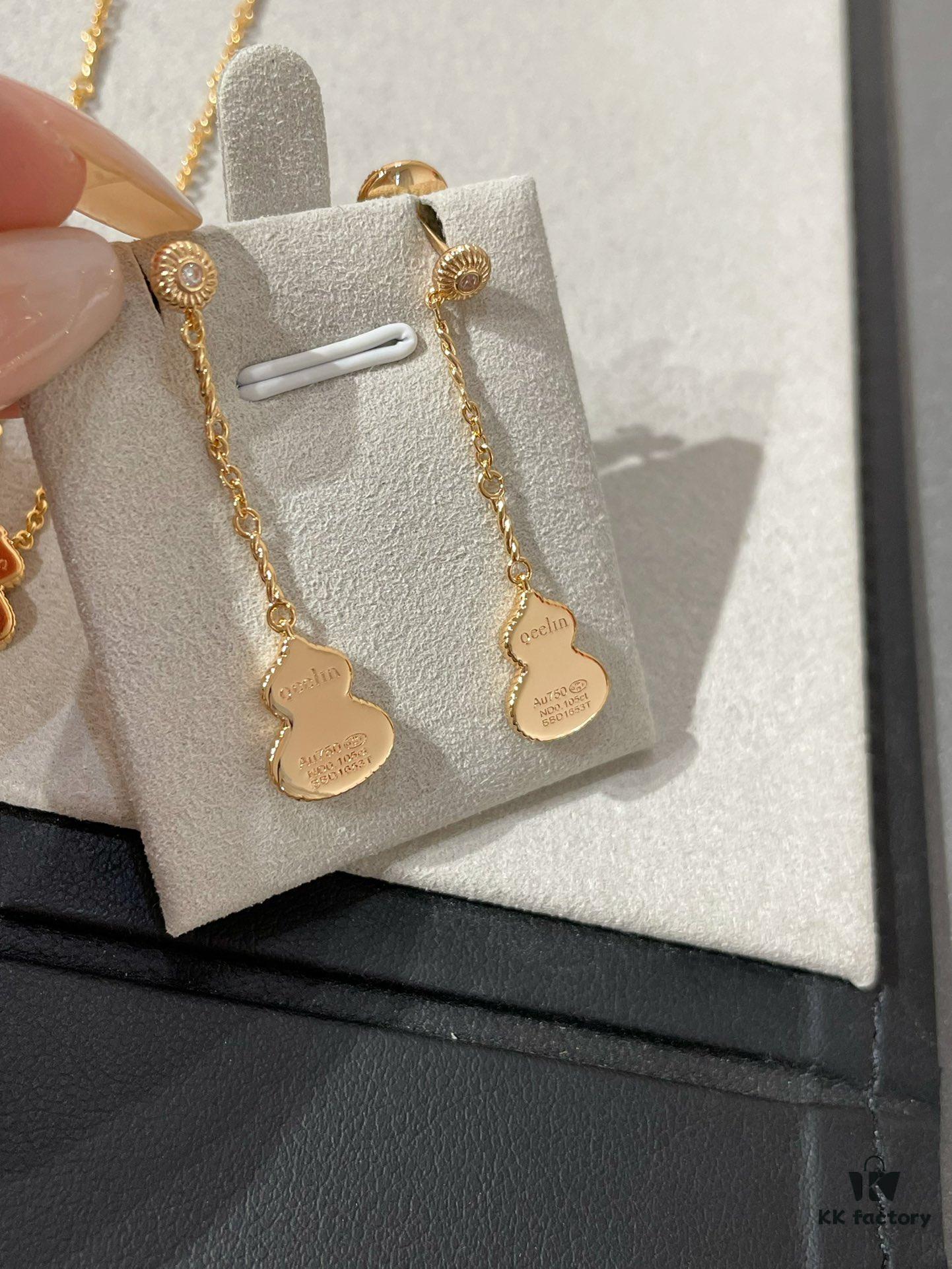 Lucky Red New Year • Qilin Wulu Mini Gourd Pendant (In Stock, Logo Complete)