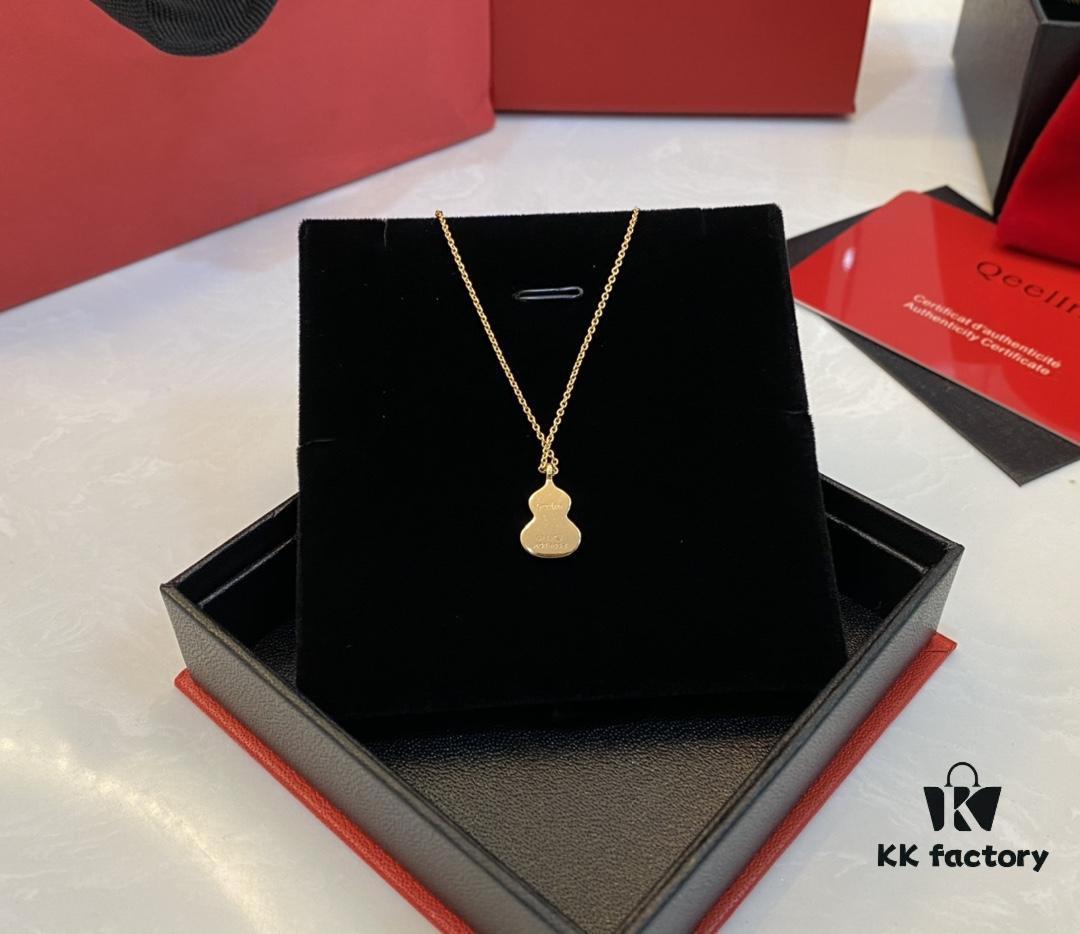 Red Gourd Real Shot: Red Agate Necklace with Vivid Color and Crystal Clarity