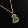 Green Jade Gourd Necklace