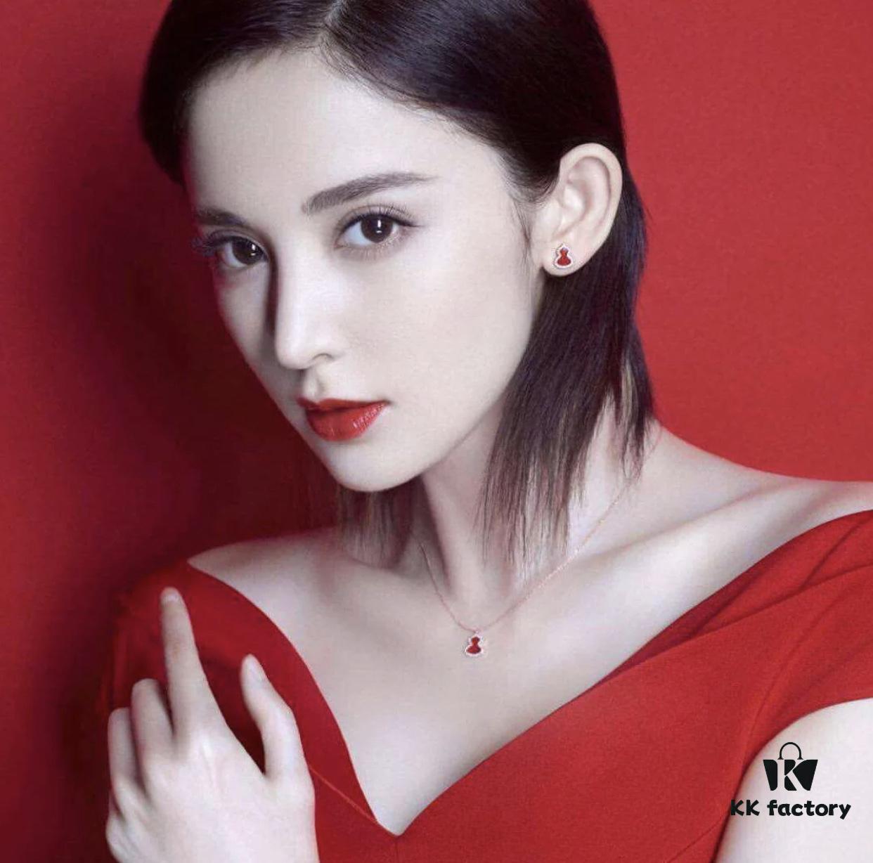 Same style worn by Liu Shishi, Zhu Zhu, Song Zuer, and Yang Chaoyue — the classic Wulu gourd series is a bestseller, with 'gourd' symbolizing 'good fortune and prosperity' in Chinese culture