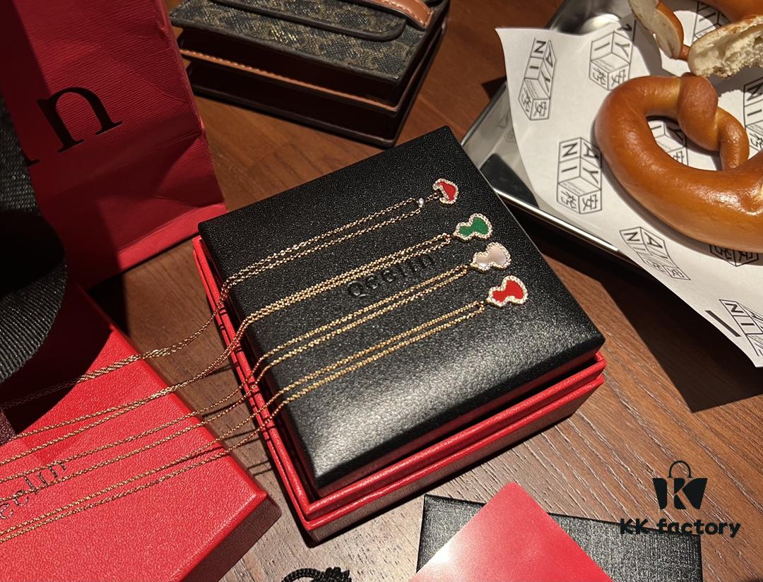 Qeeli's Classic Necklaces: Lucky Gourd and Love Lock, Packed with Meaning