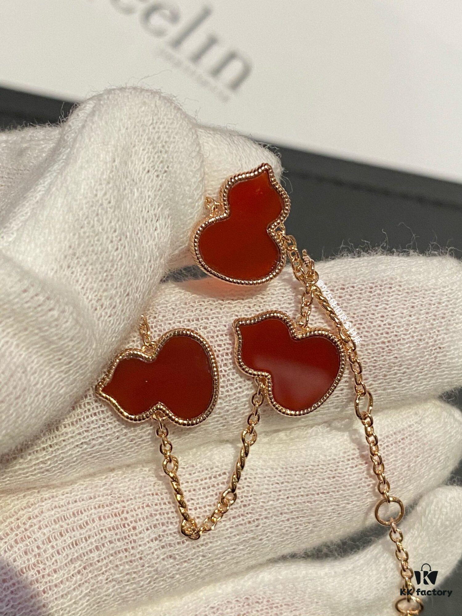 Qeeli*n Gourd Bracelet Necklace, Wulu Series, Symbolizing Great Blessings and Prosperity