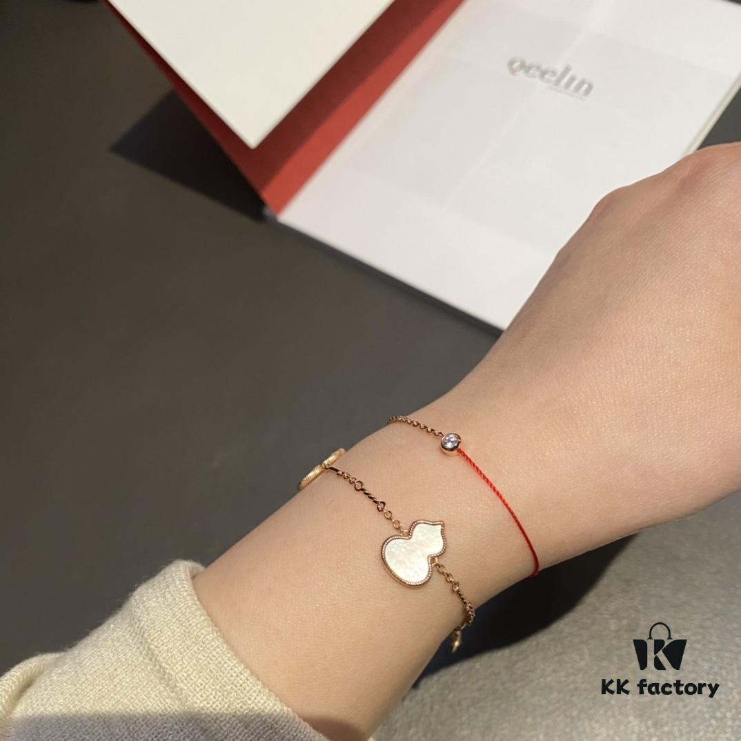 Qeeli*n Gourd Bracelet Necklace, Wulu Series, Symbolizing Great Fortune and Prosperity