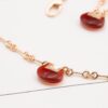 Qeelin Kirin Yu Yi Series Red Agate Necklace-Bracelet, Good Fortune Lock Design