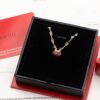 Qeelin Kirin Yu Yi Series Red Agate Necklace-Bracelet, Good Fortune Lock Design