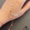 Kirin Gourd Necklace, High Aesthetic Appeal, Excellent Fit, Versatile Design, Thick Gold Plating with Real Gold Texture, Eight-Heart Eight-Arrow High-Carbon Diamond, Small and Exquisite