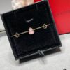 Kirin Mini Pink Gourd Bracelet, Wealth-Attracting and Stylish, Elegant and Versatile Design with Thick Gold Plating for a Genuine Gold Look